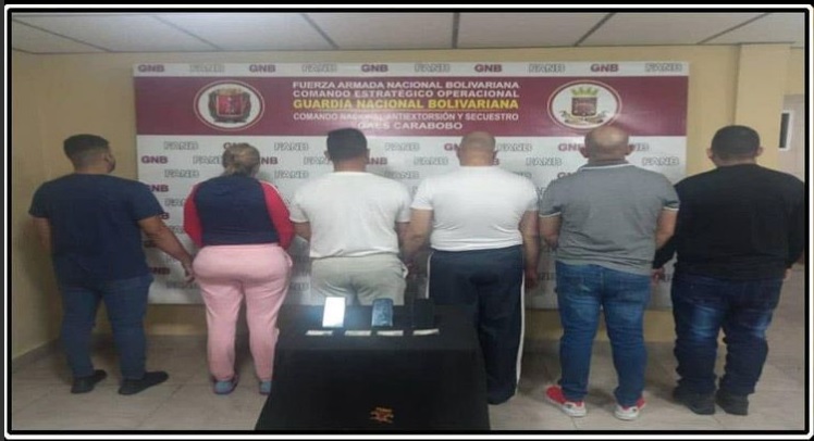 Seis policías de Carabobo y un funcionario del SENIAT detenidos por extorsión