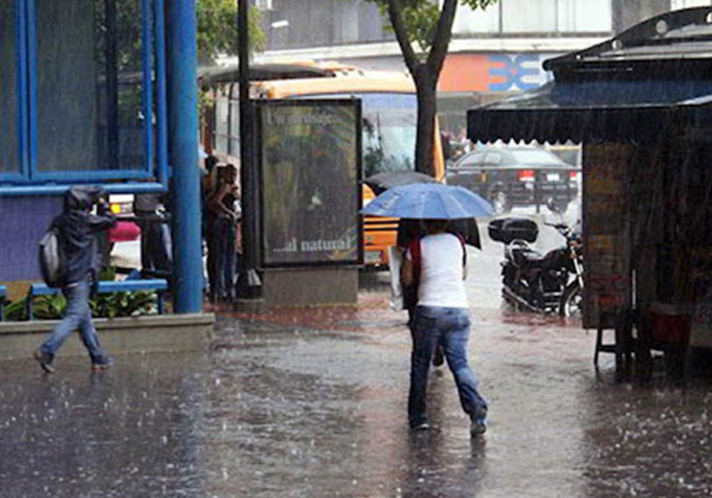 Inameh prevé lluvias en Venezuela