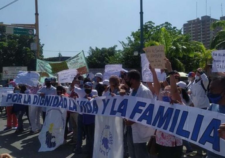 Trabajadores carabobeños protestaron por un salario digno