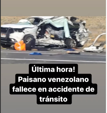 Venezolano falleció en accidente de tránsito en Tooele, Estados Unidos
