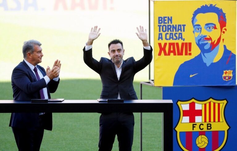 Xavi presentado como nuevo entrenador del Barcelona