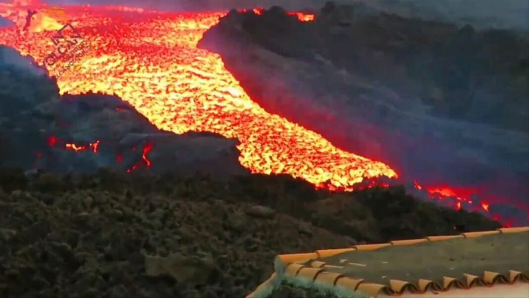 erupción del volcán La Palma