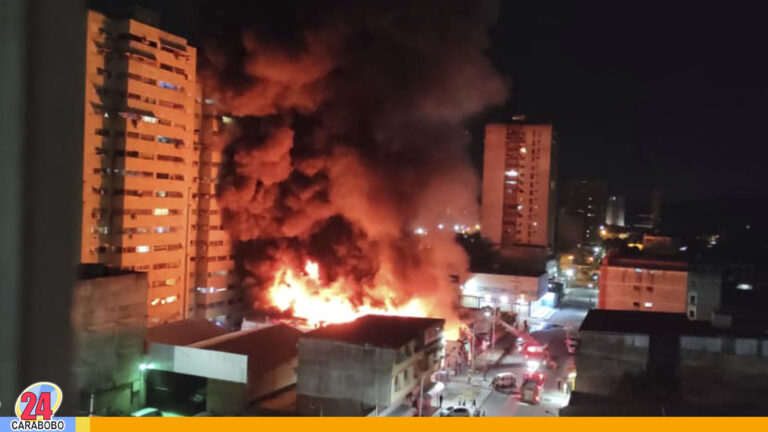 Se registró un incendio en Maracay (+Fotos)