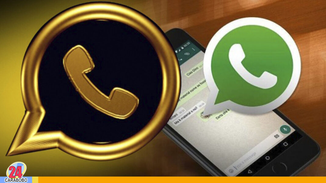 cómo activar el logo dorado en WhatsApp