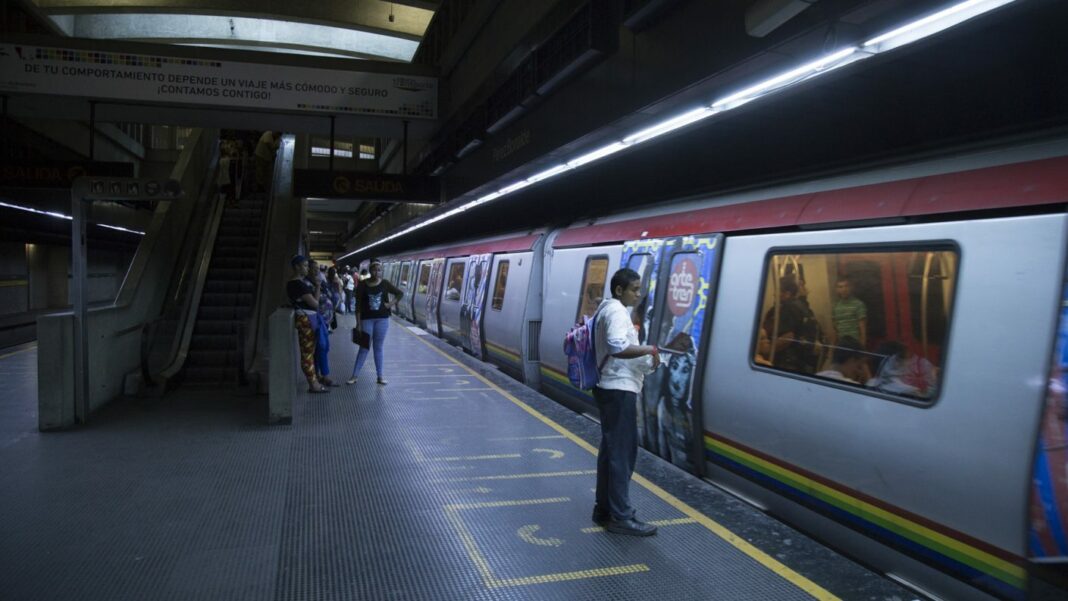 servicio del metro de Caracas