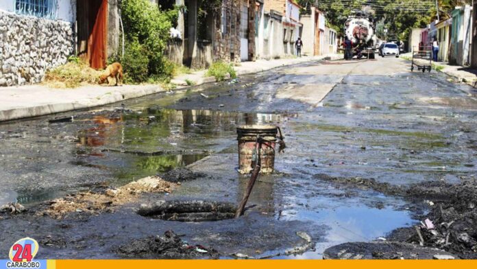 saneamiento de drenajes en la comunidad Simón Bolívar III