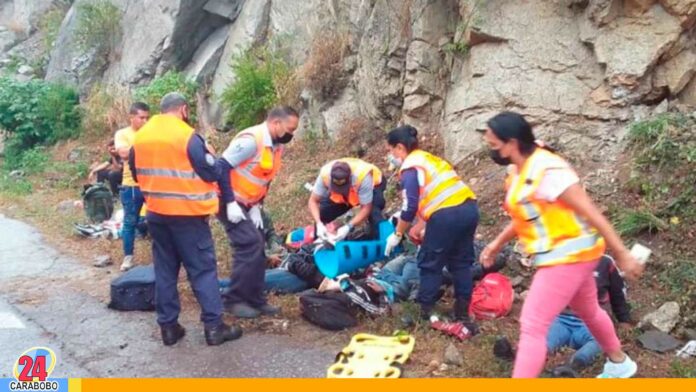 Accidente en autopista Valencia-Puerto Cabello - Noticias 24 Carabobo
