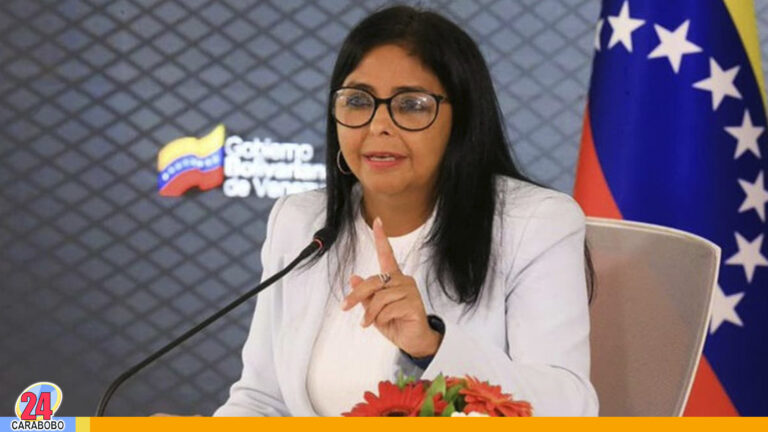 Delcy Rodríguez denunció agenda oculta para justificar intervención en Venezuela