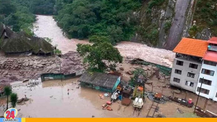 Inundaciones en Machu Picchu - Noticias 24 Carabobo