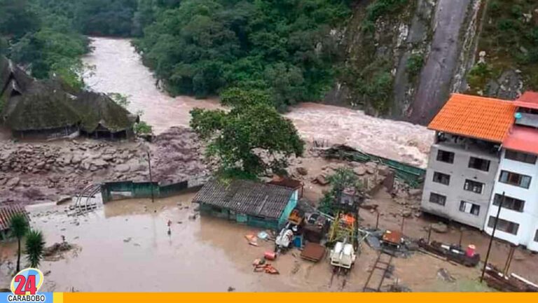 Inundaciones en Machu Picchu hacen evacuar a mas de 500 personas