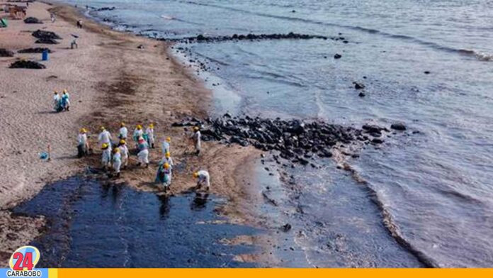Nuevo derrame de petróleo en costas peruanas - Noticias 24 Carabobo