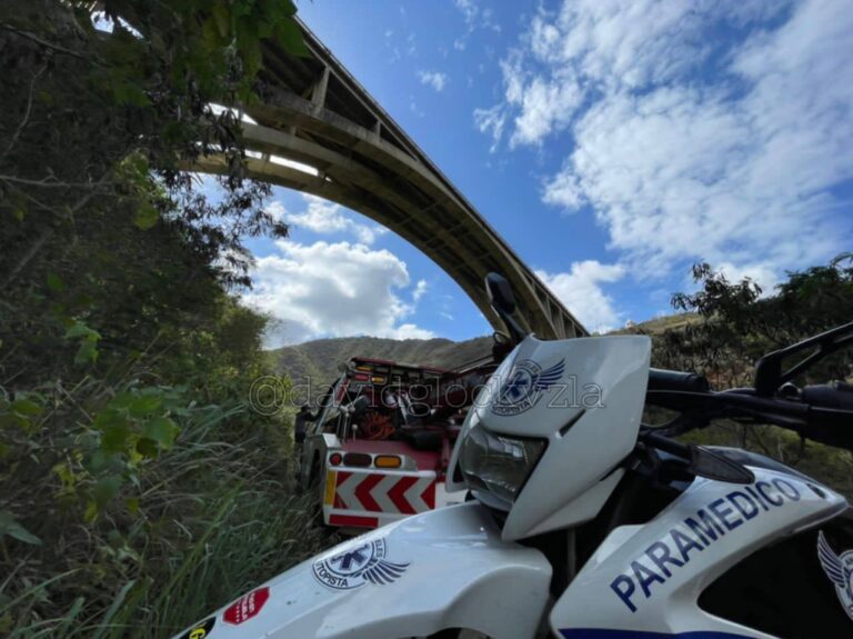 Suicidio en el viaducto Caracas La Guaira