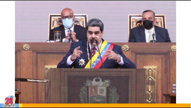 Maduro en su mensaje anual: “el 7+7 está reservado”