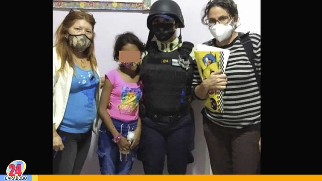 Niña extraviada en Naguanagua