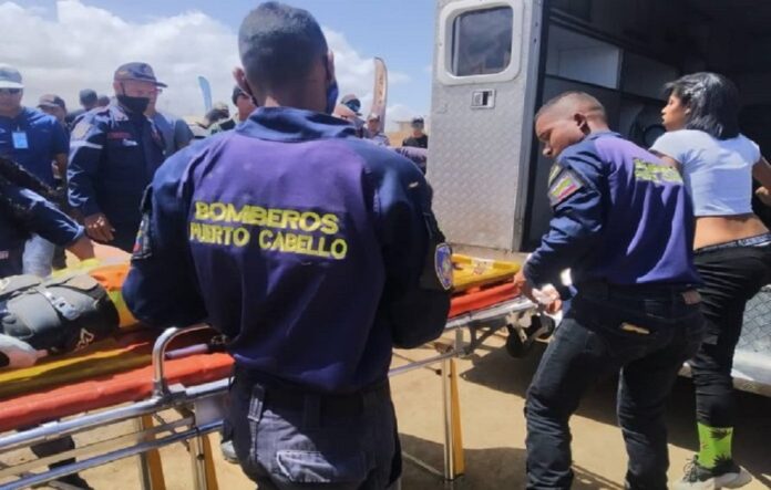 Hombre quedó herido en competencia de motocross en Puerto Cabello