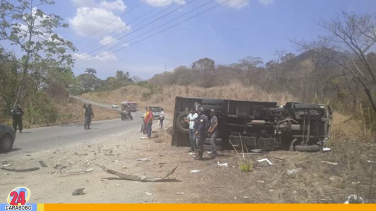 Reportan accidente en el tramo vial Tierra Blanca – La Villa, Aragua