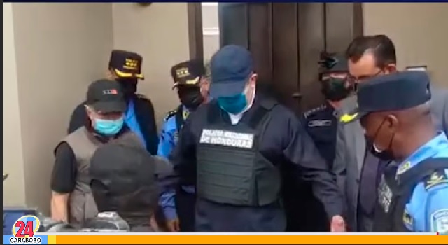 Expresidente de Honduras detenido por narcotráfico