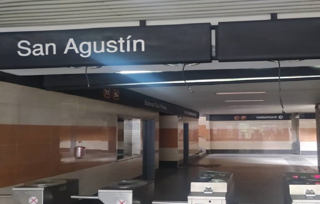 Metro de Caracas denunció un saboteo en la estación San Agustín