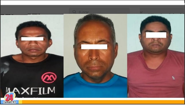 Capturados tres hombres por sicariato en Valencia