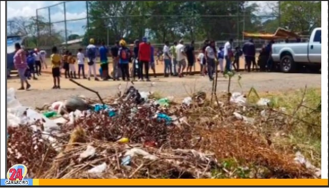 Reportan basura en Guacara en cercanías de estadios deportivos