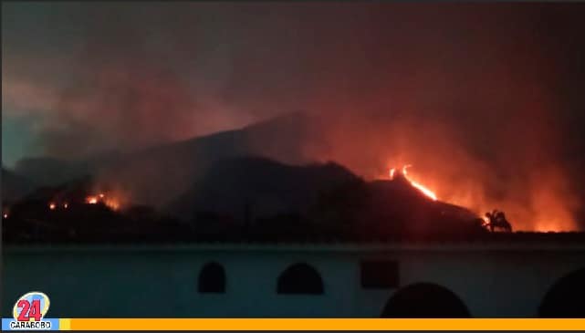 Incendio forestal en El Limón puso en alerta a los habitantes