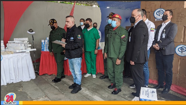 Fiscal General Tarek William Saab entregó donación de equipos médicos incautados