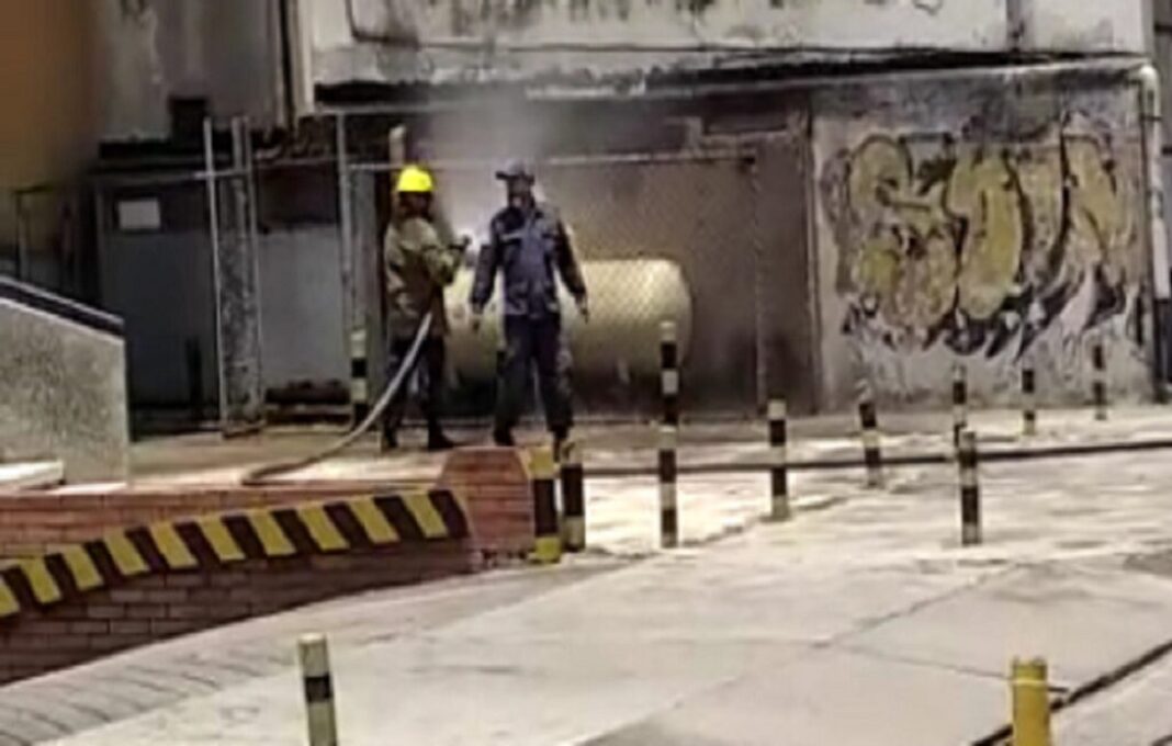 Se produjo una fuga de gas doméstico en la Calle Miranda de Valencia