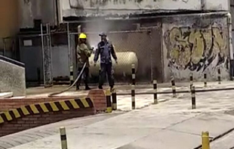 Se produjo una fuga de gas doméstico en la Calle Miranda de Valencia