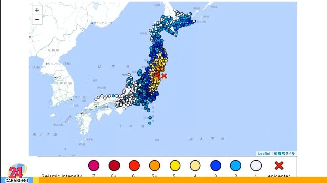 ¡Fuerte! Sismo en Japón alertó a los habitantes de Fukushima (VÍDEOS)