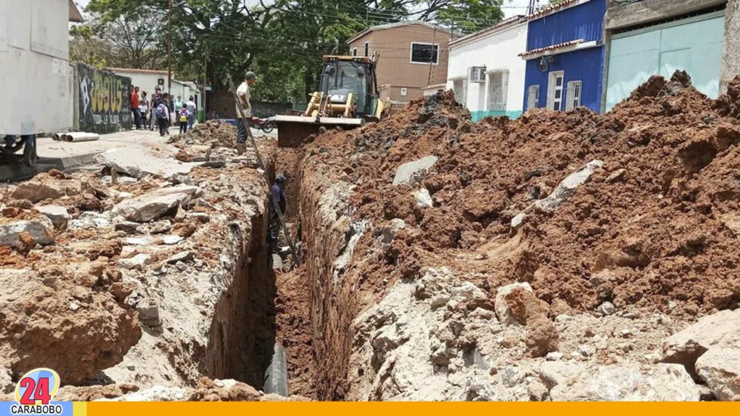 Sustituyen tuberías de aguas servidas en Bejuma