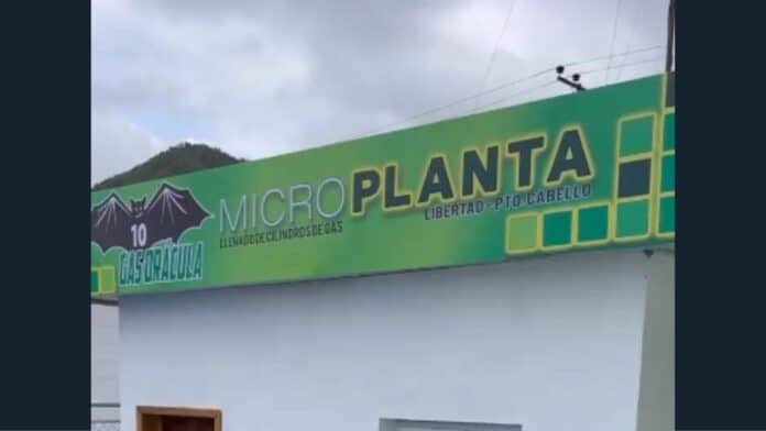 Inauguraron micro planta de llenado de gas doméstico en Puerto Cabello