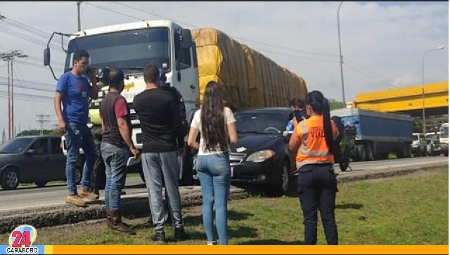 Reportaron dos accidentes en Carabobo con vehículos pesados (FOTOS)