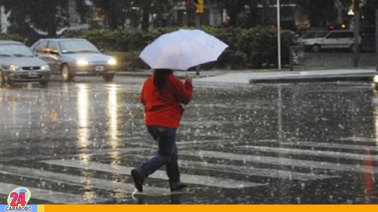 Inameh pronostica lluvias en gran parte del país para este jueves