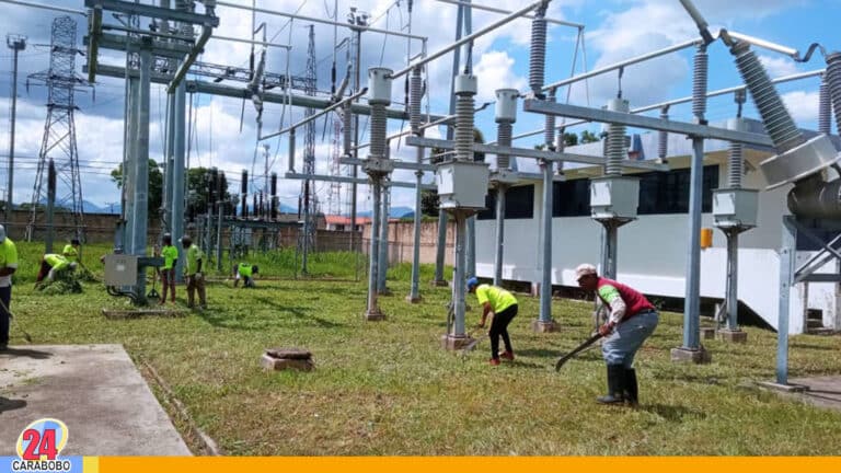 Realizaron labores de mantenimiento en subestaciones eléctricas de Carabobo