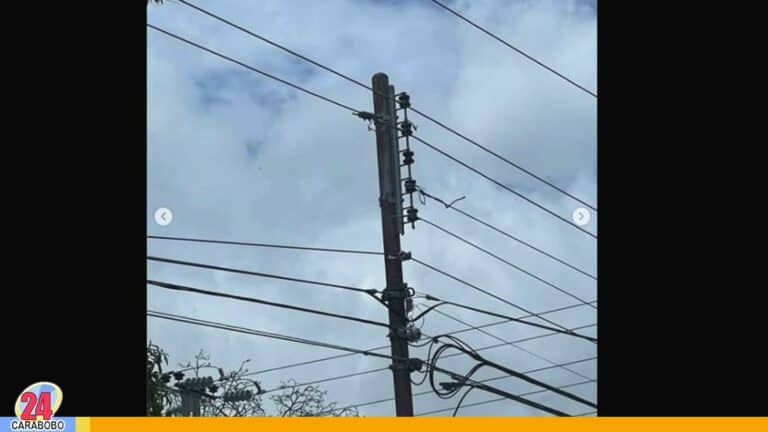 Cable de alta tensión cayó en el sector Kerdell, Valencia