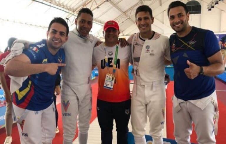 Equipos de esgrima ganaron el oro para Venezuela en Valledupar 2022