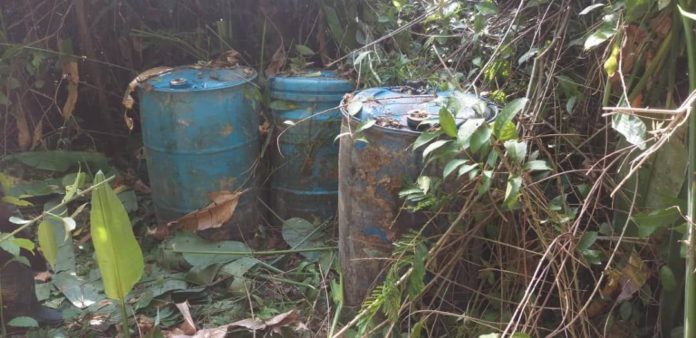 Localizados 2.000 litros de gasolina cerca de pista clandestina en Zulia