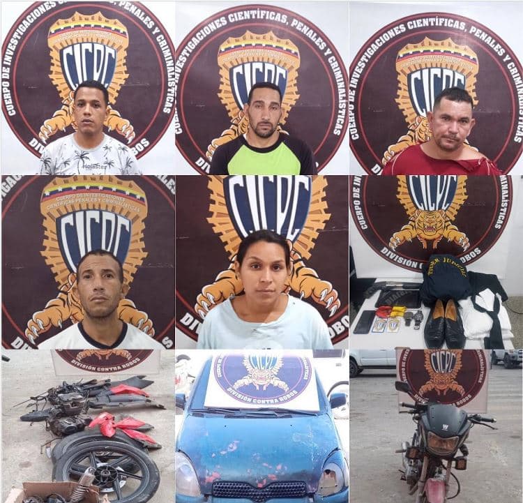Detenidos cinco falsos Cicpc en Sucre