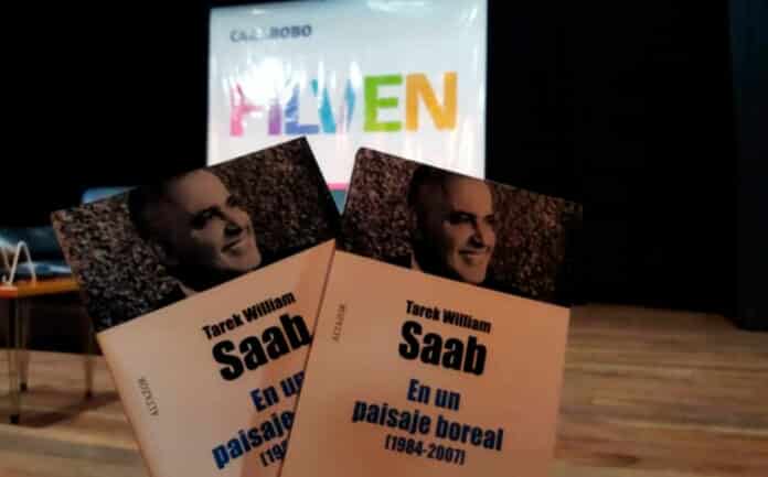 Tarek William Saab presentó su libro «En un paisaje boreal» e