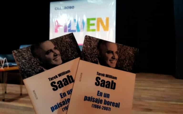 Libro de poesía de Tarek William Saab es el más vendido de la Filven