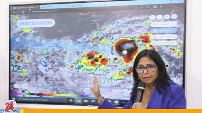 Delcy Rodríguez afectaciones ciclón tropical
