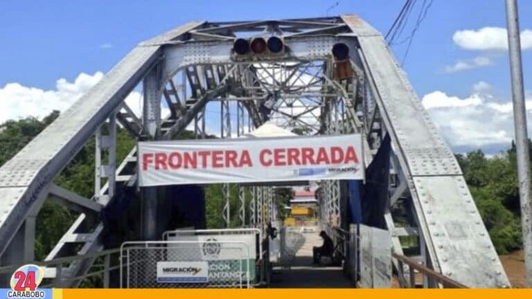 Frontera entre Colombia y Venezuela estará cerrada