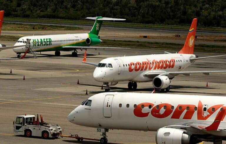 Conviasa: cancelados 12 vuelos con destino Caracas-Buenos Aires