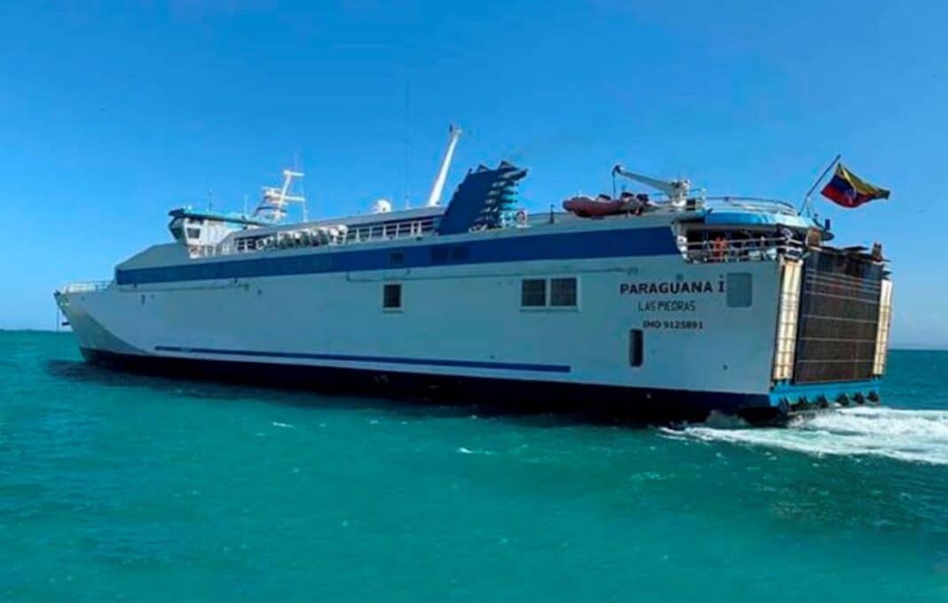 Ferry Paraguaná 1 comenzará el 21 de julio la ruta La Guaira-Margarita