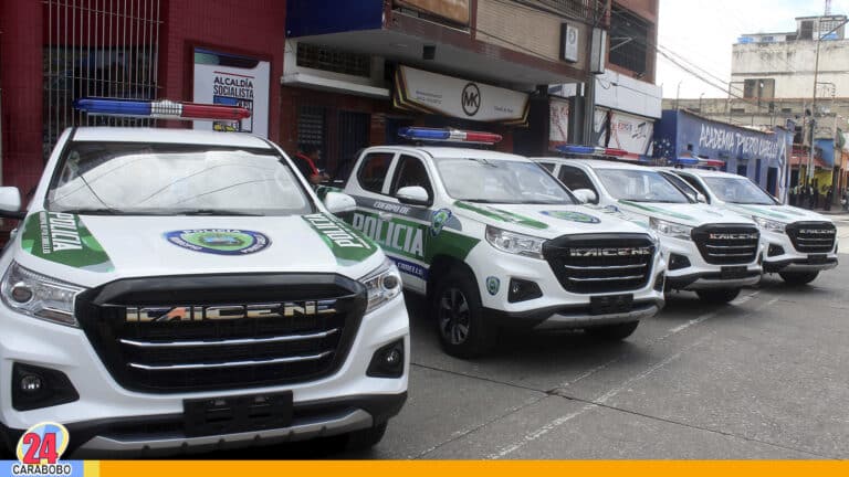 Entregaron nuevas unidades de patrullaje a la Policía Municipal de Puerto Cabello