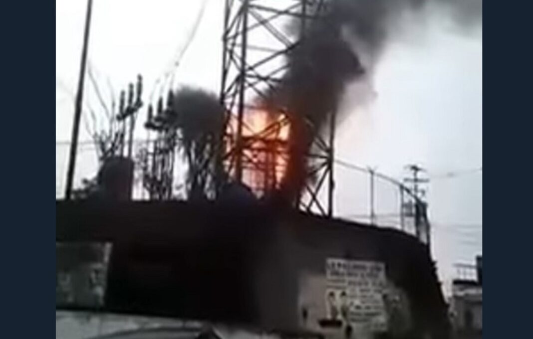 Así fue la explosión en torre Corpoelec de El Junquito (+Video)