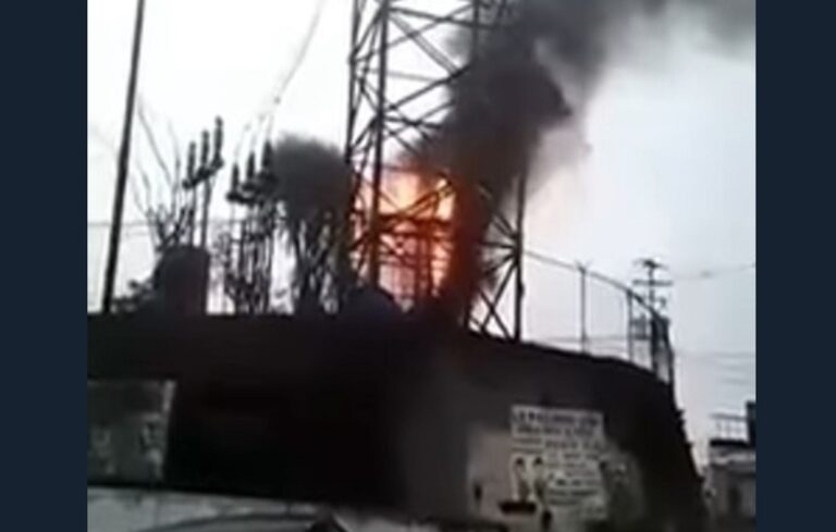Así fue la explosión en torre Corpoelec de El Junquito (+Video)