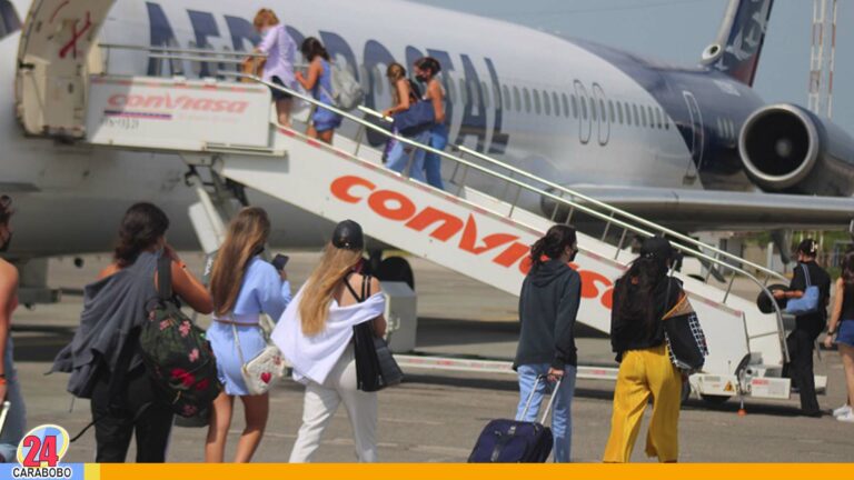 Aeropostal reactivó vuelos directos desde Valencia hacia la Isla de Margarita