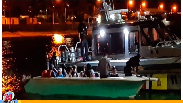 Guardia Costera de Aruba interceptó embarcación con venezolanos