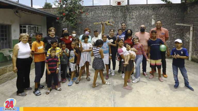 CNP Carabobo compartió con niños de la Casa Hogar Semillita